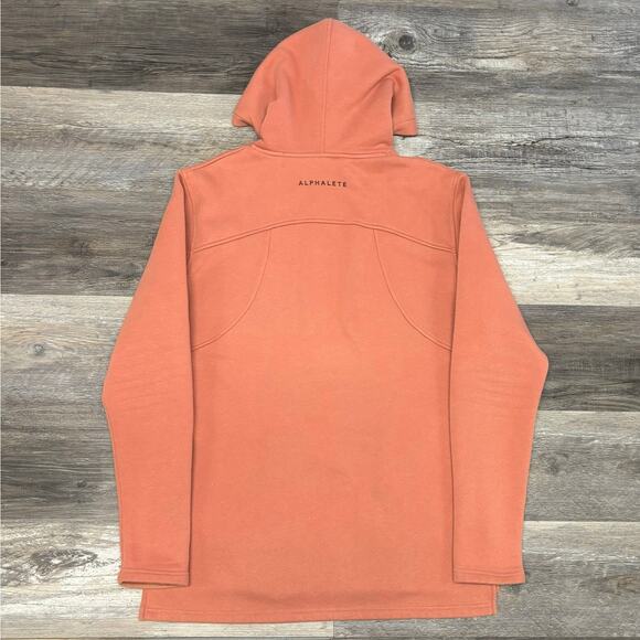 Alphalete Athletics Pink Womens L Gym Long‎ Oversized Pullover Sweatshirt Hoodie - Picture 2 of 15